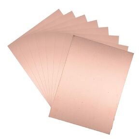 uxcell Double-Sided Copper Clad Laminate PCB Circuit Board, FR4 200x150mm 7.87x5.91 inch, 1.5mm Thickness DIY Prototyping PCB Board, Name Board, 8pcs