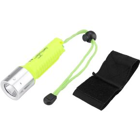 Haofy Scuba Diving Flashlight, Super Bright Dive Light Waterproof Diving Flashlight Torch with Wrist Strap for Outdoor Under Water Sports