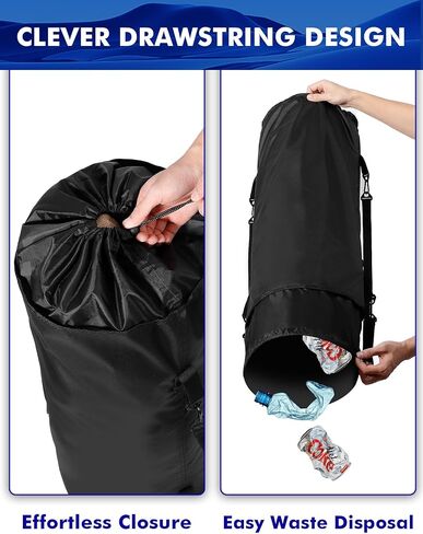 Portable Boat Trash Bag - 600D Collapsible Marine Boat Garbage Can Fishing Boats Accessories Essentials, Waterproof Camping Storage Bags for Outdoor Boating Pontoon Kayak Yacht Men Gifts in Kuwait
