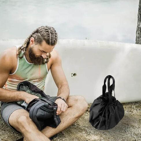 Wetsuit Bag Waterproof, Wetsuit Changing Mat, 600D Thickened Sturdy Waterproof Dry-Bag for Surfers with Self Storage Bag in Kuwait