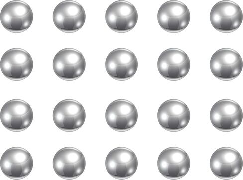 uxcell 50pcs 2.5mm Chrome Steel Bearing Balls G5 Precision in Saudi Arabia