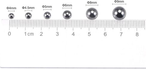 uxcell 50pcs 2.5mm Chrome Steel Bearing Balls G5 Precision in Kuwait