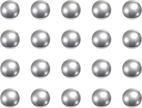 uxcell 50pcs 2.5mm Chrome Steel Bearing Balls G5 Precision in Saudi Arabia