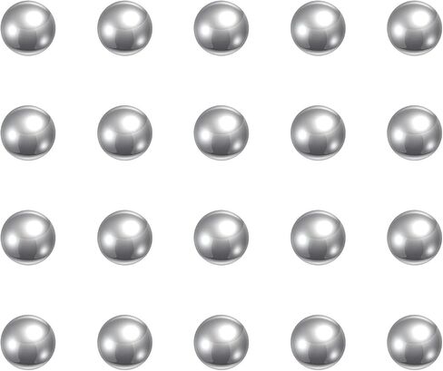 uxcell 50pcs 2.5mm Chrome Steel Bearing Balls G5 Precision in Kuwait