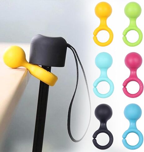 8 قطع خطاف تعليق المظلة، خطاف مظلة الجاذبية الملونة، مظلة مكتب كرسي المكتب، حامل تخزين مظلة بخطاف، منظم TPE لتعليق المظلات مناسب للمنزل والمكتب الداخلي in Kuwait