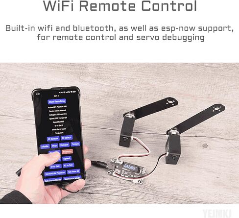 لوحة توسيع محرك سيرفو ESP32 لـ Raspberry Pi 4b 3b+ 3b 2b Zero WH لـ Jetson Nano، وحدة تحكم مؤازرة WiFi/بلوتوث تتحكم في ما يصل إلى 253 خدمة عبر المنفذ التسلسلي ESP32 in Saudi Arabia