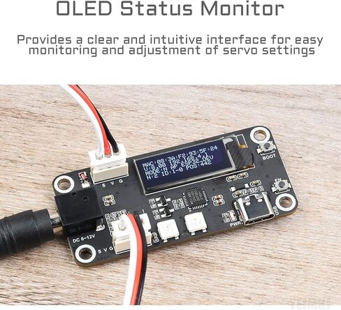 لوحة توسيع محرك سيرفو ESP32 لـ Raspberry Pi 4b 3b+ 3b 2b Zero WH لـ Jetson Nano، وحدة تحكم مؤازرة WiFi/بلوتوث تتحكم في ما يصل إلى 253 خدمة عبر المنفذ التسلسلي ESP32 in Saudi Arabia