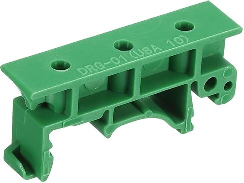 MECCANIXITY PCB DIN Rail Mounting Bracket Carrier Clips, for 35mm DIN Rail Green, 10 Sets in Saudi Arabia