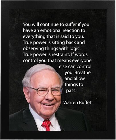 Most People Will Never Be Rich - Inspirational Wall Decor, Modern Warren Buffet Motivational Wall Art Portrait Print, Ideal for Home Decor, Office Decor, Great Gift of Motivation! Unframed - 8x10 in Saudi Arabia