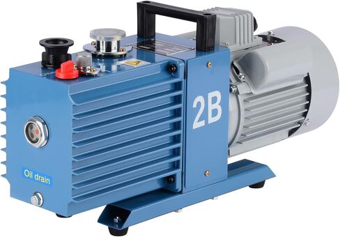 stonylab Single Stage Rotary Vane Vacuum Pump, 2L/s Flow Rate Lab One Stage Vacuum Pump with 0.8L Oil Capacity for Laboratory Research, 4.24 CFM in Saudi Arabia