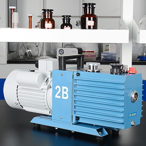 stonylab Single Stage Rotary Vane Vacuum Pump, 2L/s Flow Rate Lab One Stage Vacuum Pump with 0.8L Oil Capacity for Laboratory Research, 4.24 CFM in Saudi Arabia