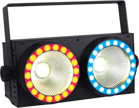 LED Stage Lights 200W LED COB Blinder Light with RGB Pixel DMX Controlled Sound Activated Auto Play DJ Light for Wedding Music Show Dance Party Stage Lighting in Saudi Arabia
