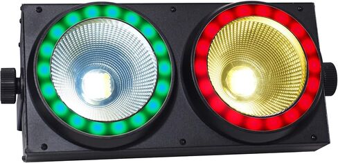 LED Stage Lights 200W LED COB Blinder Light with RGB Pixel DMX Controlled Sound Activated Auto Play DJ Light for Wedding Music Show Dance Party Stage Lighting in Saudi Arabia