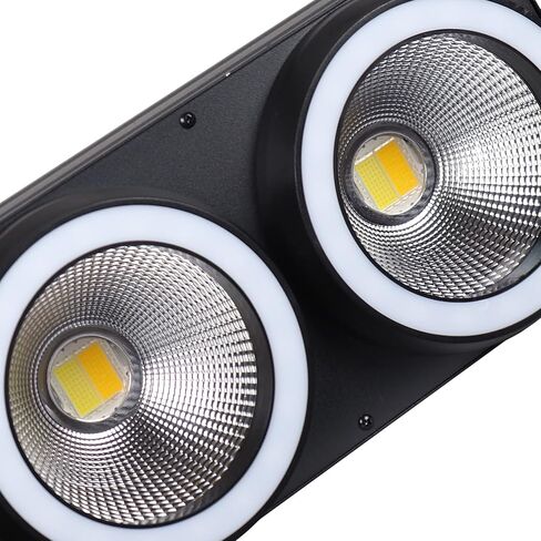LED Stage Lights 200W LED COB Blinder Light with RGB Pixel DMX Controlled Sound Activated Auto Play DJ Light for Wedding Music Show Dance Party Stage Lighting in Saudi Arabia