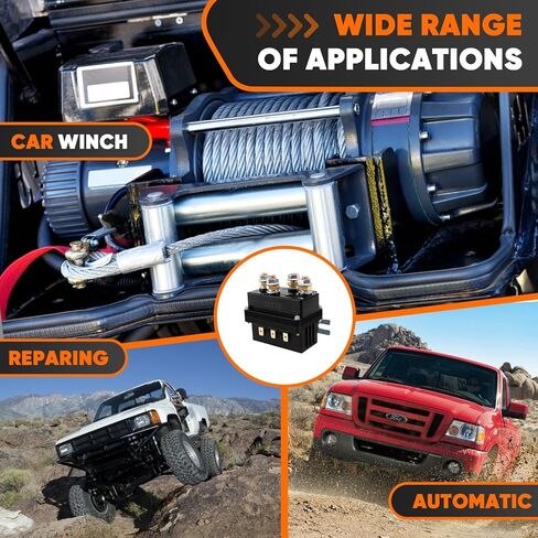 مرحل الملف اللولبي للونش، مرحل الملف اللولبي للونش 12 فولت 500 أمبير للتحكم في الرافعة 8000-15000 رطل ATV UTV 4WD SUV in Kuwait