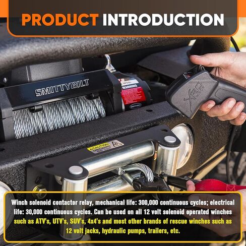 مرحل الملف اللولبي للونش، مرحل الملف اللولبي للونش 12 فولت 500 أمبير للتحكم في الرافعة 8000-15000 رطل ATV UTV 4WD SUV in Kuwait