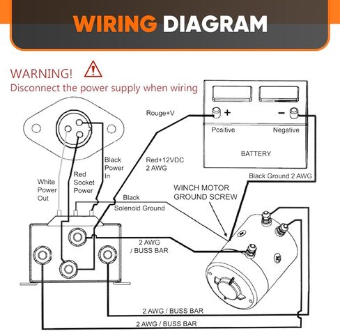 مرحل الملف اللولبي للونش، مرحل الملف اللولبي للونش 12 فولت 500 أمبير للتحكم في الرافعة 8000-15000 رطل ATV UTV 4WD SUV in Kuwait