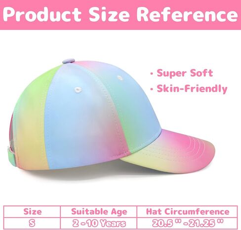 Girls Baseball Hat Ponytail Hat for Kids Baseball Hat Toddler Ball Cap Kids Hats Girls Hat Kids Trucker Hat Kids Cap in Kuwait