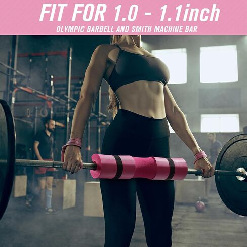 G4Free 7pcs Barbell Pad Set for Squat, Hip Thrusts, Lunges, Leg day, Standard Olympic Bars with 2 Gym Ankle Safety Straps, 3 Hip Resistance Bands, Barbell Pad and Carry Bag in Saudi Arabia