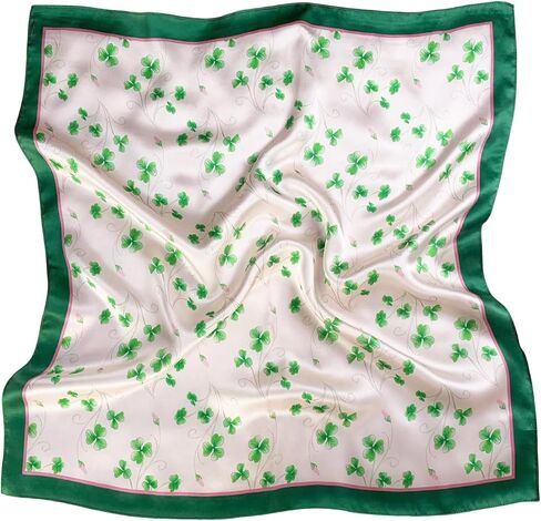 Tolzorai 100% Pure Mulberry Silk Square Hair Scarf Satin Designer For Women's High-grade 21"x21" Fashion Neckerchief in Saudi Arabia