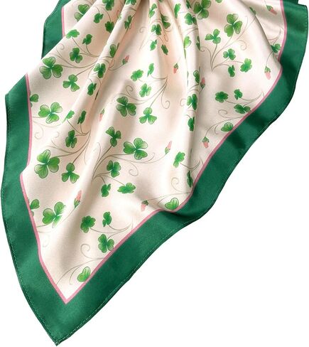Tolzorai 100% Pure Mulberry Silk Square Hair Scarf Satin Designer For Women's High-grade 21"x21" Fashion Neckerchief in Saudi Arabia