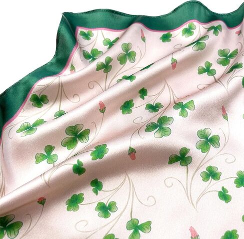 Tolzorai 100% Pure Mulberry Silk Square Hair Scarf Satin Designer For Women's High-grade 21"x21" Fashion Neckerchief in Saudi Arabia