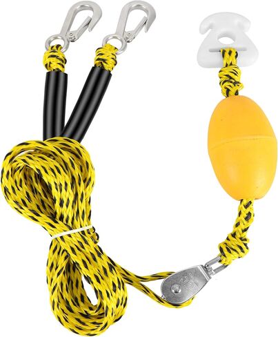 Heavy Duty Boat Tow Harness for Tubing, Water Sports Tow Rope for Boat Towables & Tubes, Self Centering Tow Harness Line for Boat, Jet Ski, Pontoon,Wakeboarding in Saudi Arabia