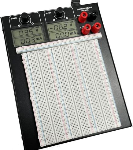مجموعة لوحة تجارب تعمل بالطاقة 5-15 فولت و1.0 أمبير مع شاشات LCD مزدوجة الجهد والتيار للنماذج الأولية المتقدمة in Kuwait
