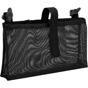 Alomejor Black Nylon Marine Boat Gear Accessories Storage Mesh Bag Accessories Organizer Suit for Marine Boat Hold Pouch Organizer Accessories
