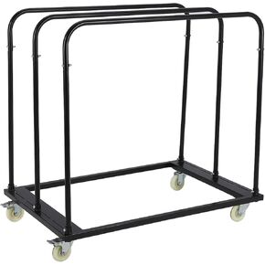 Steel Panel Truck, 1500 LBS Panel Dolly Cart with 5" Swivel Casters and 36.02" x 24.02" Deck, Heavy-Duty Drywall Sheet Cart, Handling Wall Panel, Sheetrock, Lumber for Garage, Home, Warehouse