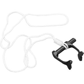 Swimming Nose Plug, Nose Clip for Swimming, Accurate Free Diving Nose Clip 25 Degree Angle Adjustable Anti Lost with Neck Strap for Diving Beginner