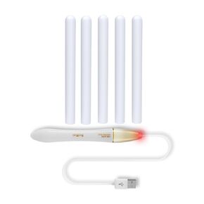 5 Pcs Drying Sticks Dry Rod Desiccant Blcok Cleaning Water Absorption Rod Dryer Stick for Toys + 1x USB Heating Rod Stick Warmer