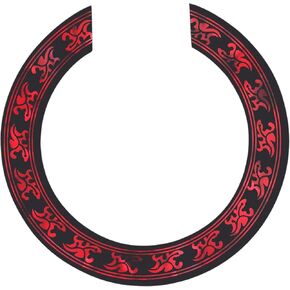 Guitar Decals Stickers Guitars Sound Hole Ring Guitar Soundhole Decal Decals for Acoustic Guitar Pvc Inlay Sticker Wooden Guitar Rosette Pvc Sound Hole Sticker Flower Decoration