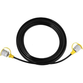 Test Hose, 64MPa Hydraulic Pressure Test Hose 5.0M/16.4FT M16-M16 Coupling Test Liquid Hose Female Liquid Black for Delivery Liquid Substance