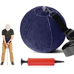 FINGER TEN Golf Smart Ball Training Aid Impact Inflatable Balls with Air Pump Adjustable Lanyard Assist Teaching Posture Correction Trainer Aids for Men Women Beginner Golfer in Saudi Arabia