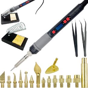 3D Printing Smoothing Tool Kit Modify Finishing Soldering Welding Iron Kit Heat Set Insert Brass Nut