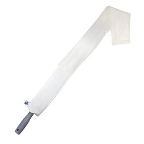 Unger PM05W StarDuster ProFlat/Flex Microfiber Sleeve, 29-1/2" Length (Bag of 5),White
