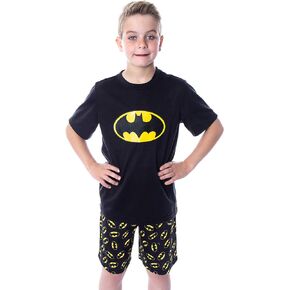 DC Comics Big Boys' The Flash Logo Short Sleeve Shirt Pajama Short Set