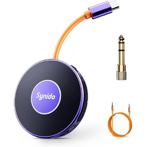 Portable Audio Interface for Live 24-bit 48 kHz Streaming while Charging, Comes with Cable USB Audio Interface for Electric Guitar Recording Interface for iPhone, iPad, Android, Mac and PC