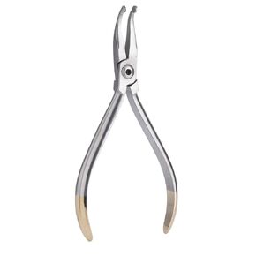 LVCHEN Orthodontic Curved Pliers - Dental Wire Bending Pliers Stainless Steel Curved Dental Pliers