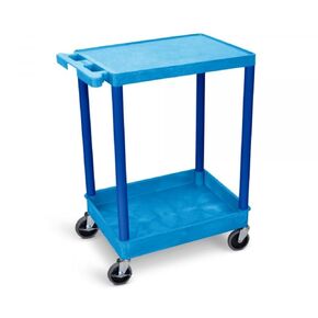 FSE Luxor 373-BUSTC21BU Flat Top and Tub Bottom Shelf Cart