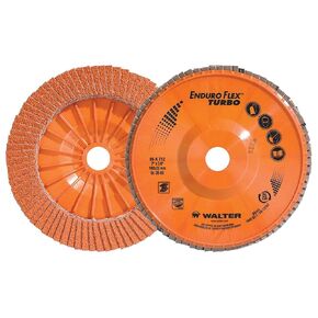 Walter 06A452 Enduro-Flex Turbo Abrasive Flap Disc [Pack of 10] - Grinding Disc