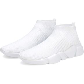 Casbeam Men's Running Knit Comfortable Lightweight Breathable Casual Sports Shoes Fashion Sneakers Slip-On Walking Shoes