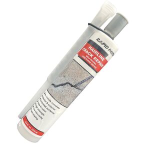 Hairline Crack Repair - Fill, Bond, & Seal Concrete, Bricks, Foundations, Structures, Flowable, Horizontal Surfaces, Indoor & Outdoor (9.5 Ounce)