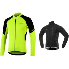 BERGRISAR Cycling Jersey Long Sleeve Men & Cycling Jacket Windbreaker Biking Jackets Size L