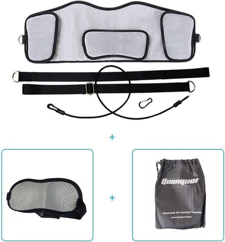 Neck Exercise Adjustment Door Hanging Cervical Traction Sling Household Neck Stretcher Reinforced Fixed Stretching Neck Sleeve in Saudi Arabia