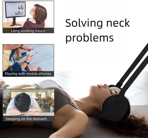 Neck Exercise Adjustment Door Hanging Cervical Traction Sling Household Neck Stretcher Reinforced Fixed Stretching Neck Sleeve in Saudi Arabia