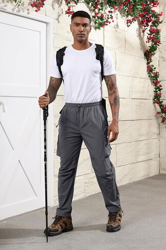 سراويل البضائع الرياضية للرجال سراويل Darwstring سريعة الجفاف ومقاومة للماء وتمتد للعمل سراويل السفر in Kuwait