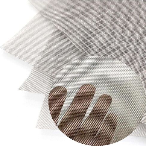 304 شبكة أسلاك الفولاذ المقاوم للصدأ، 30 شبكة SS304 شاشة شبكية منسوجة، قطعتان 8 بوصة × 11.8 بوصة (20 * 30 سم) ورقة شبكة سلكية منسوجة لشاشة النافذة، شبكة الفلتر، فتحة تهوية، مشاريع DIY، قفص، حديقة، مشروع السقف in Kuwait