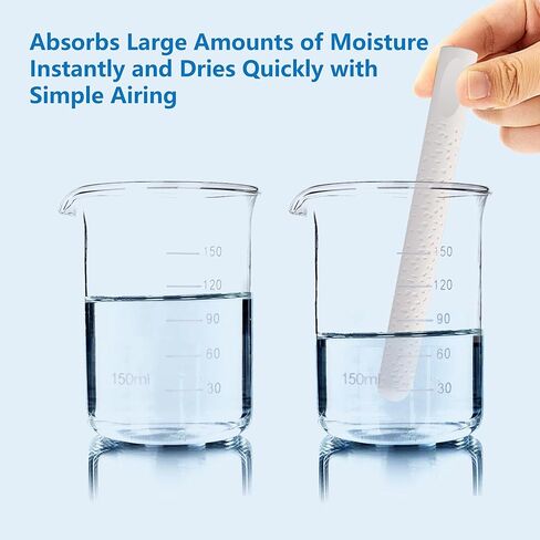 5 قطع من عصا تجفيف الدياتوم، قضيب تجفيف إزالة الروائح الكريهة، تحافظ على جفاف أعواد التجفيف المجففة القابلة لإعادة الاستخدام، عصا جافة محسنة بحجم أكبر، أعواد جافة بتصميم الحفرة السطحية للعبة ذات قدرة امتصاص أفضل in Kuwait
